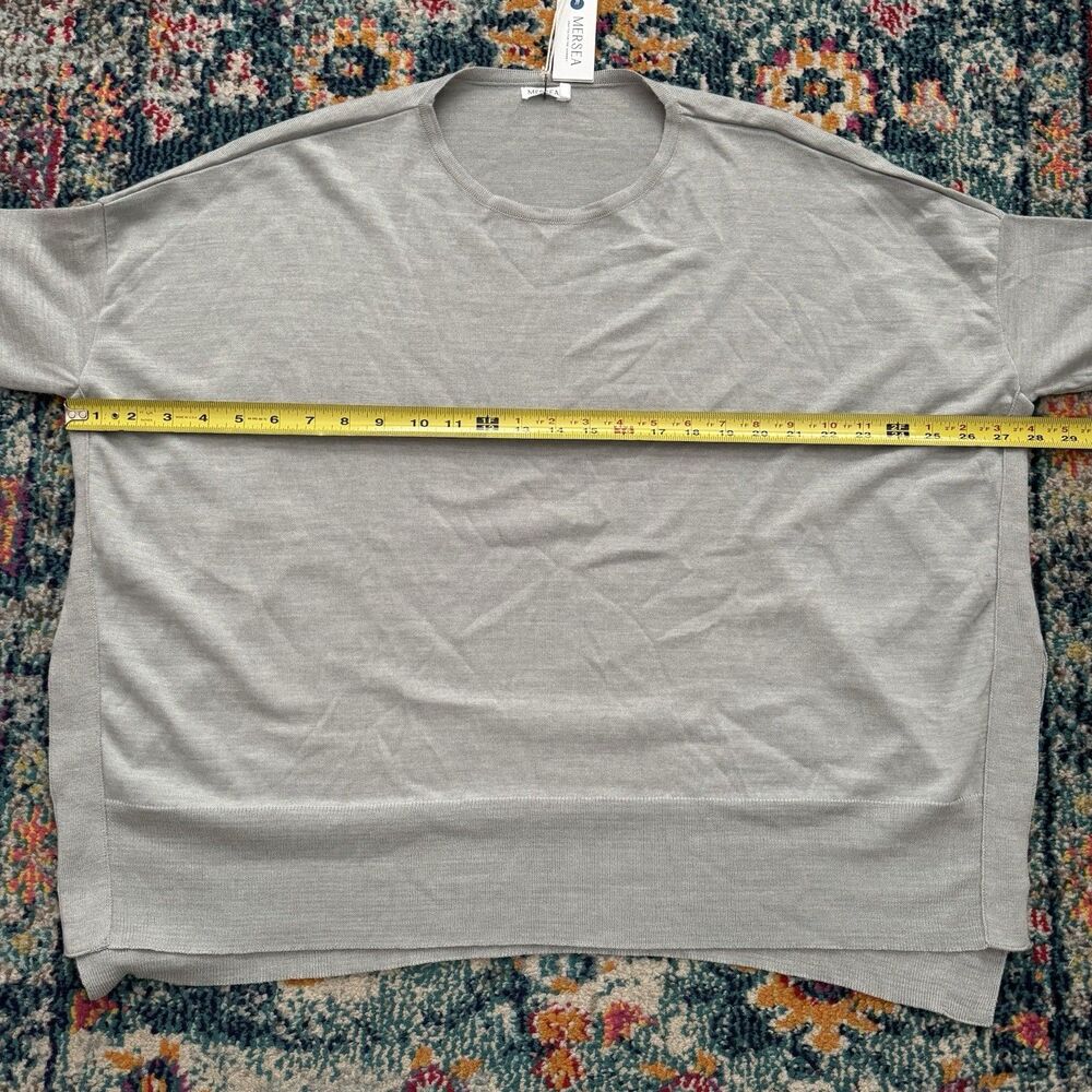 Women's Light Gray Heart Elbow-Patch Sweater - Picture 8 of 9